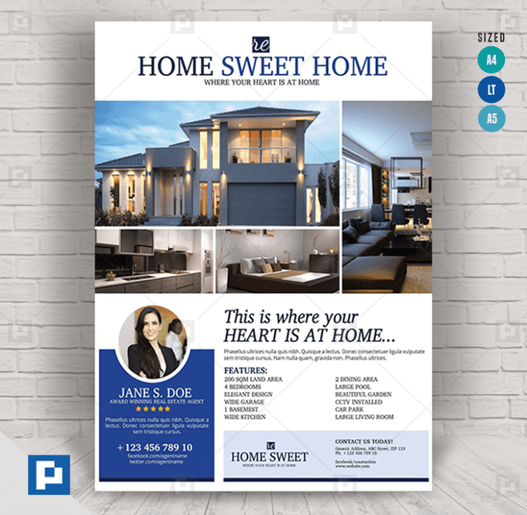 Real Estate Developer Flyer PSDPixel