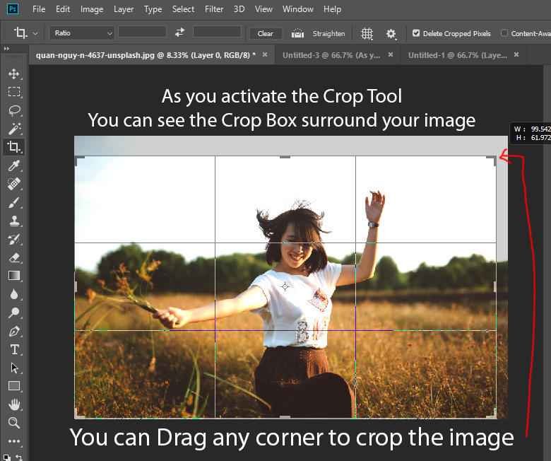 How to Crop and Resize Images in PSD Stack