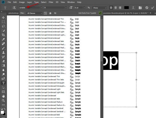 Adobe CC 2018 New Features Brush Group, Variable Fonts