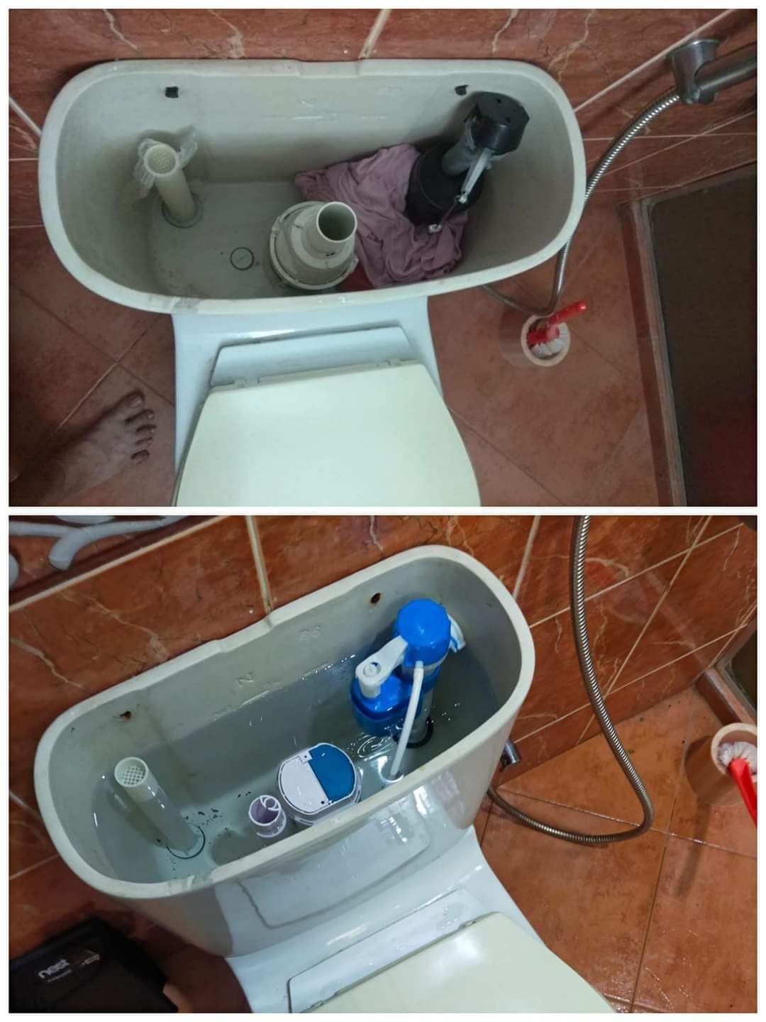 Install Toilet Flushing System In Jalan Selaseh PS Handyman Singapore