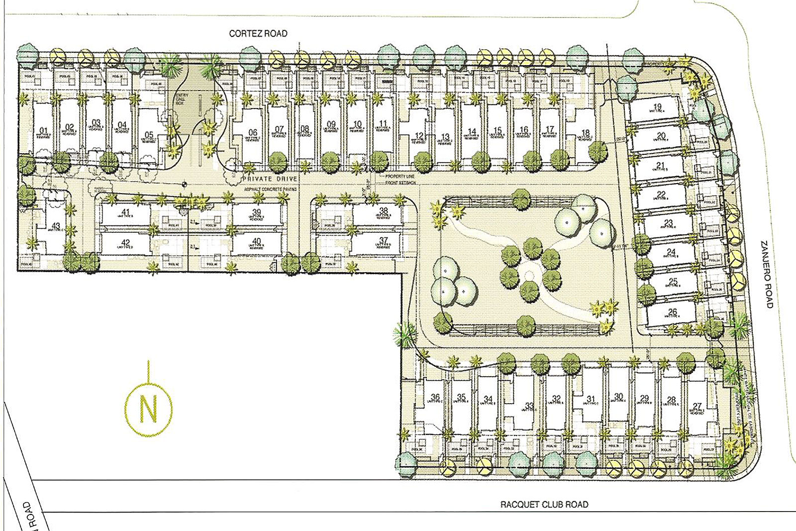 Townhomes for sale at 43 Racquet Club in Palm Springs, CA