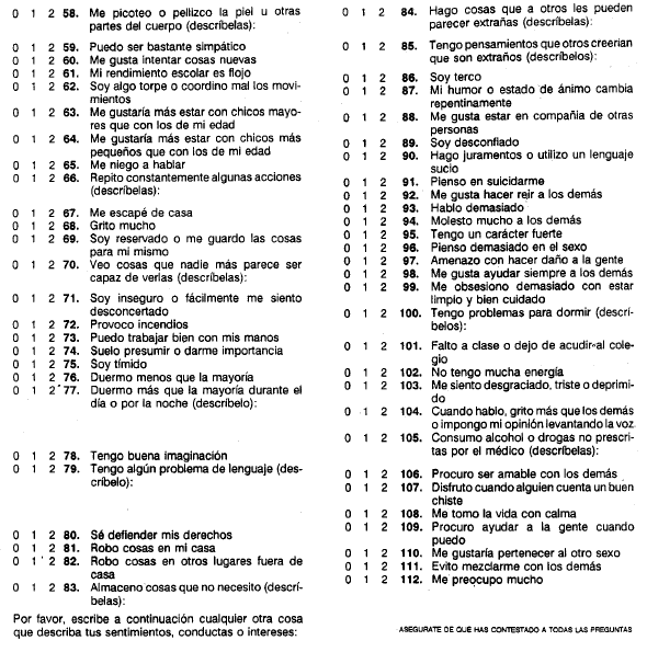 Test De Personalidad Para Adolescentes Pdf