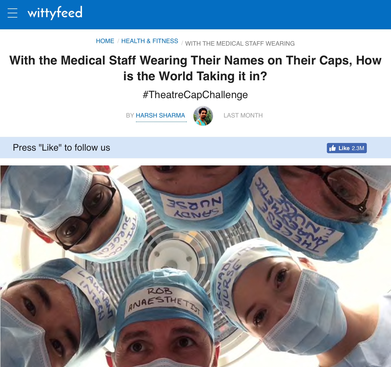TheatreCapChallenge Where’s the evidence? PatientSafe Network