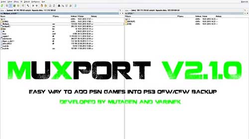 MuxPort 2.1.0 [Latest Version] Add PS3 Games on OFW Console