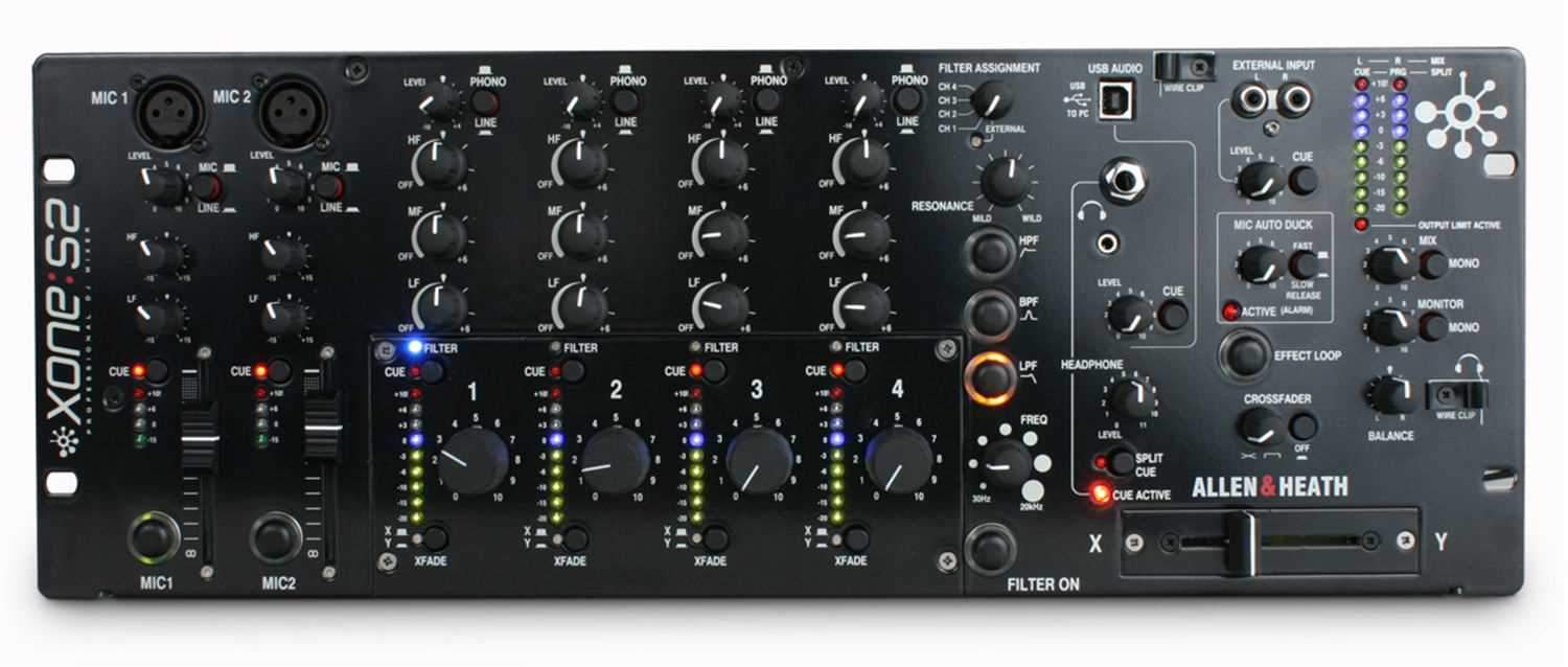 Allen & Heath Xone2S2 Rotary 4ch 19in DJ Mixer PSSL ProSound and