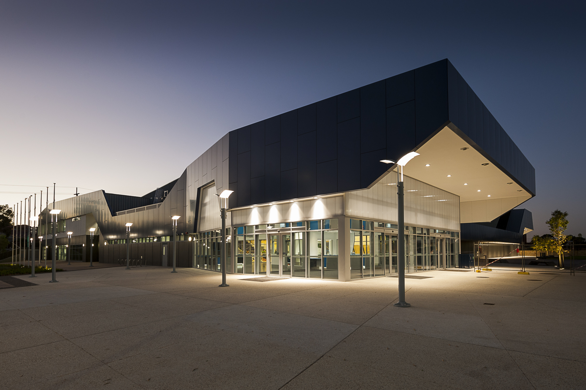 State Netball Centre Wembley PS Structures