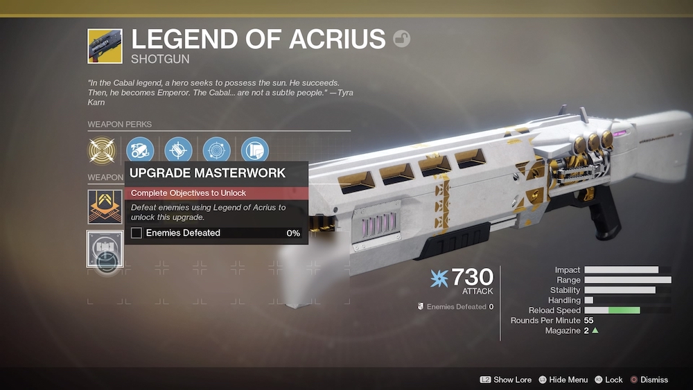 Destiny 2 How to Get Legend of Acrius PlayStation Universe