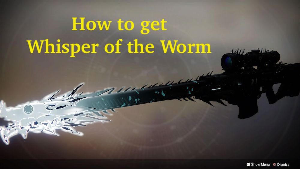 Destiny 2 How to Get Whisper of the Worm PlayStation Universe