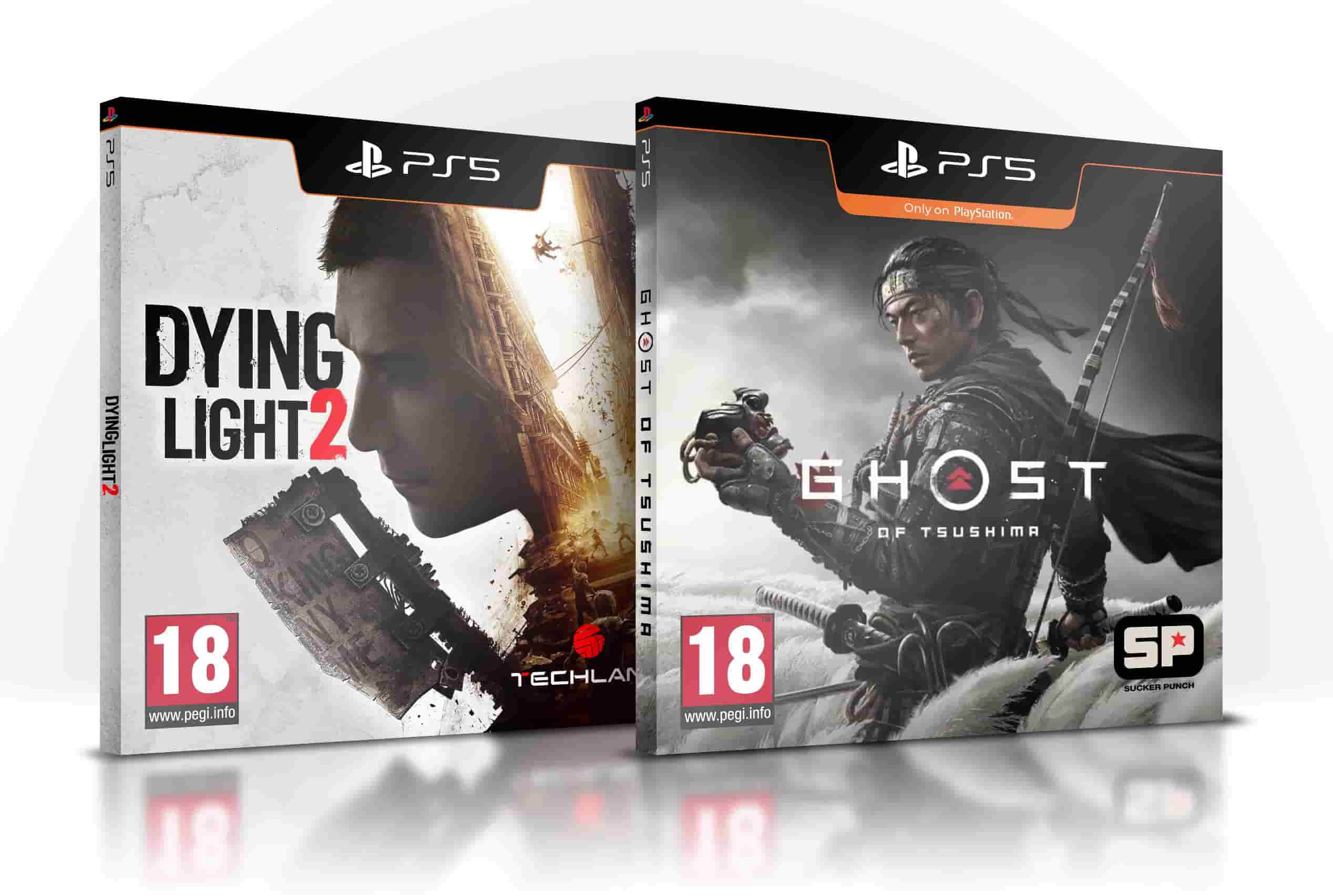 PS5 Game Box Art MockUps For Dying Light 2, Ghost Of PS5 Game Box Art MockUps For Dying Light 2, Ghost Of