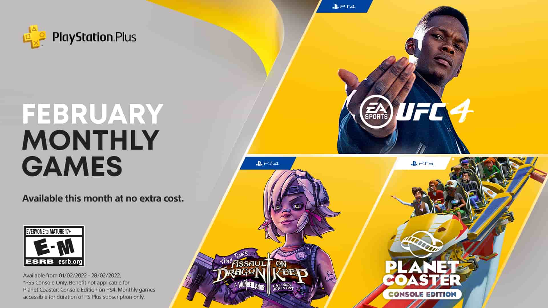 Playstation Plus February 2022 Ps4, Ps5 Free Games Now Available - Playstation Universe