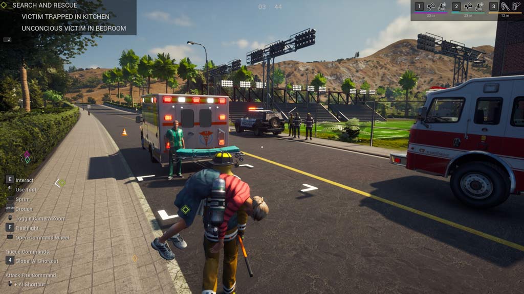 Firefighting Simulator The Squad (PS4) Review Fire In The Hole
