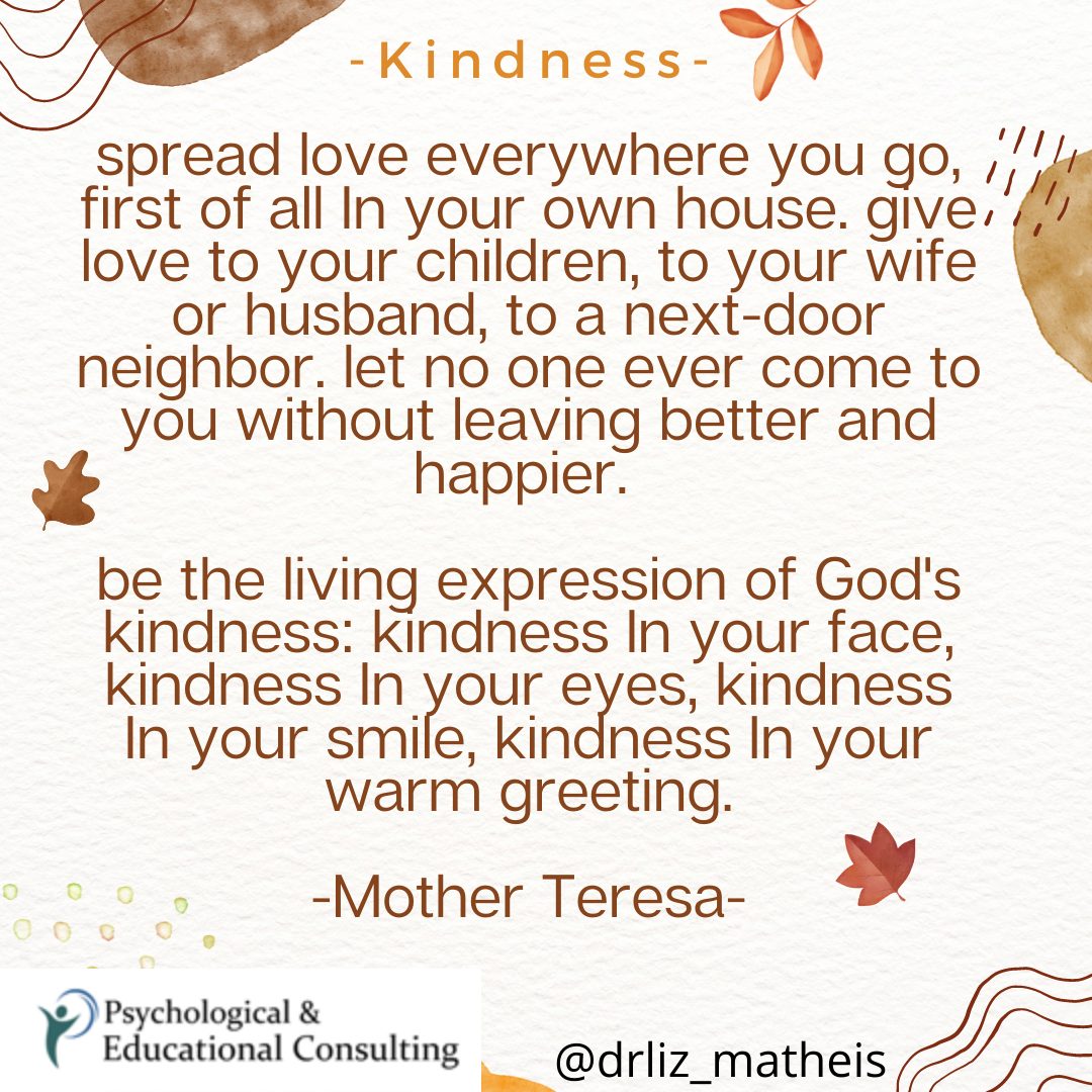 Spread Love and Kindness Psychological and Educational Consulting