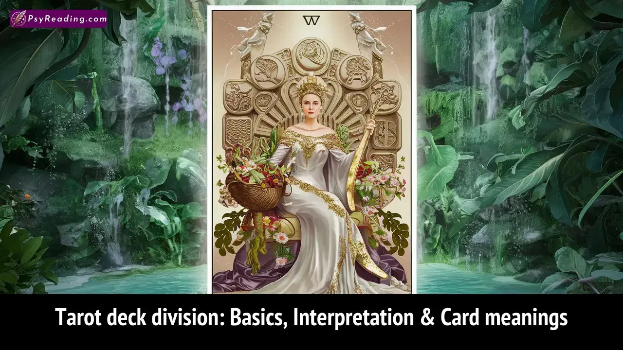 Tarot Deck Division: Basics, Interpretation & Card meanings