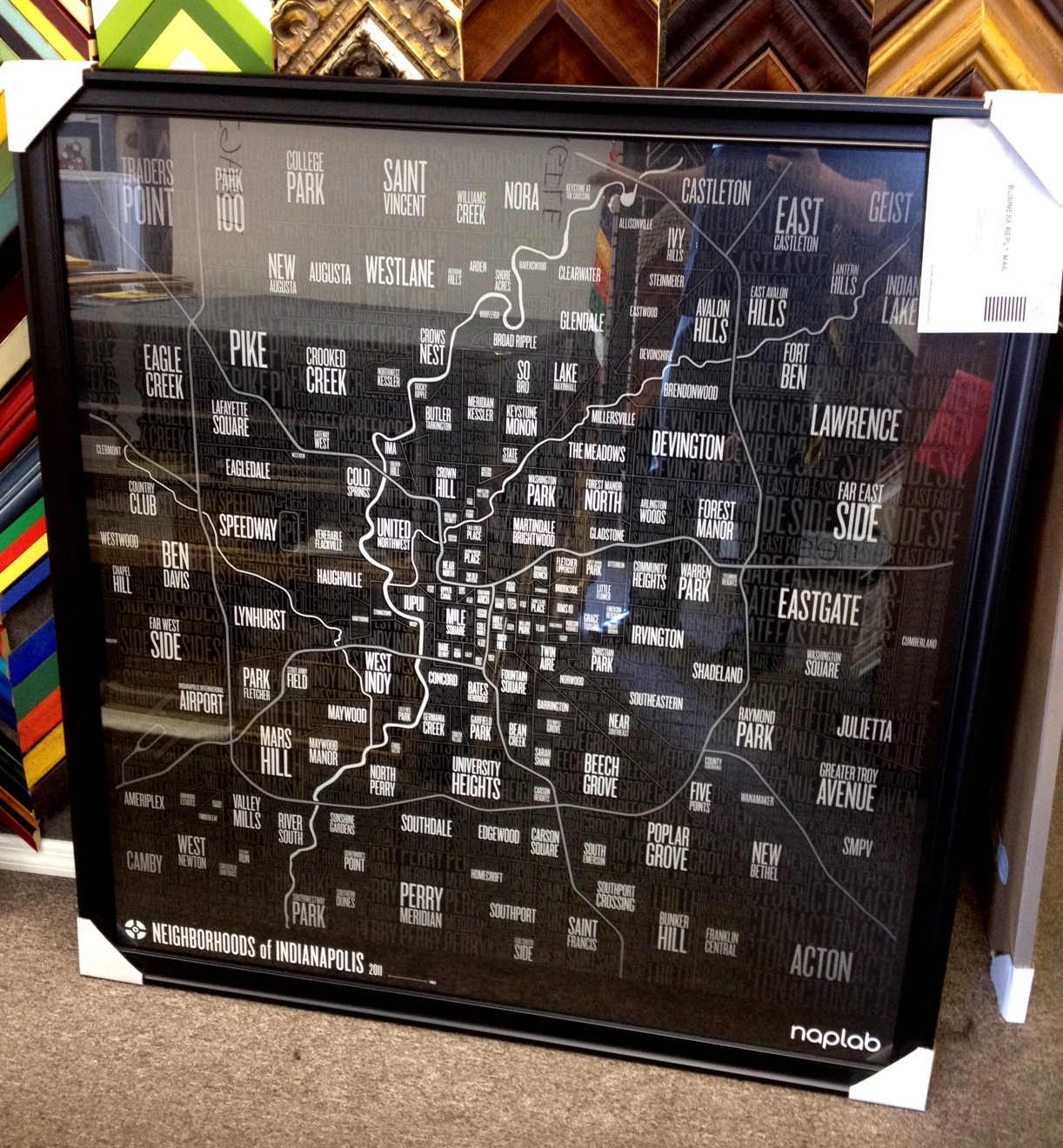 Indianapolis Neighborhoods Map