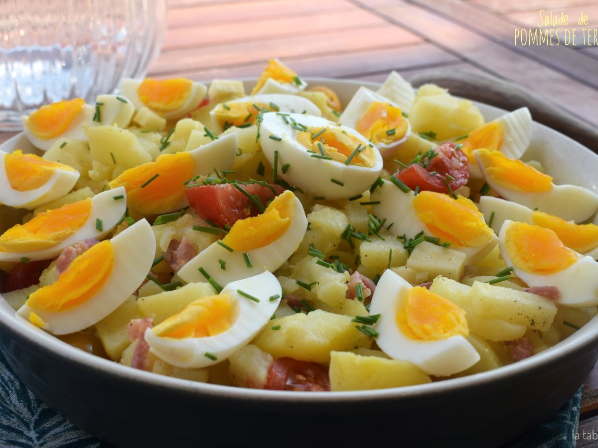 salade de pomme de terre lardon