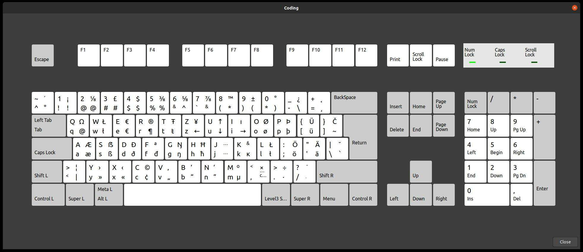 Custom Keyboard Layout for Coding on Ubuntu (Linux)