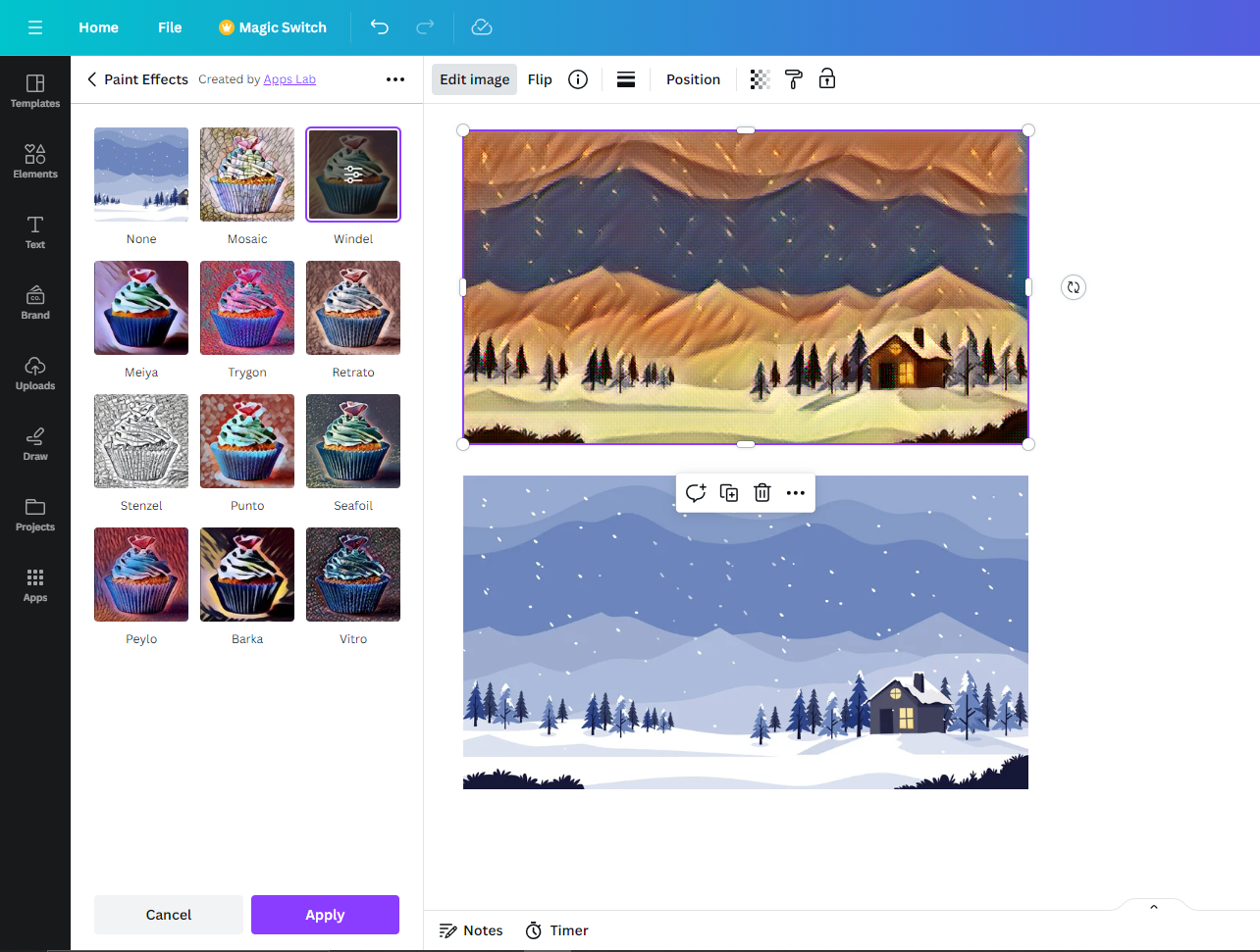 How To Paint on Canva Pttrns