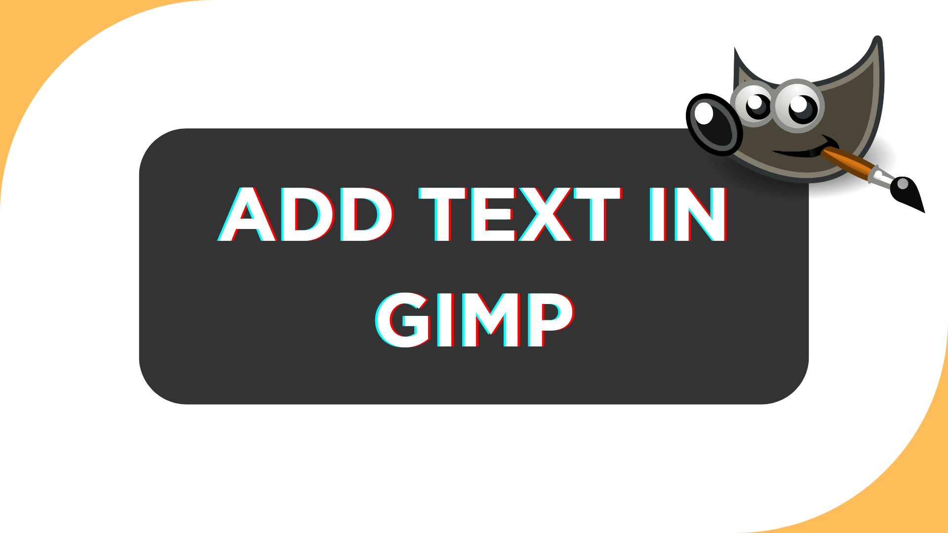 How To Add Text in GIMP Pttrns