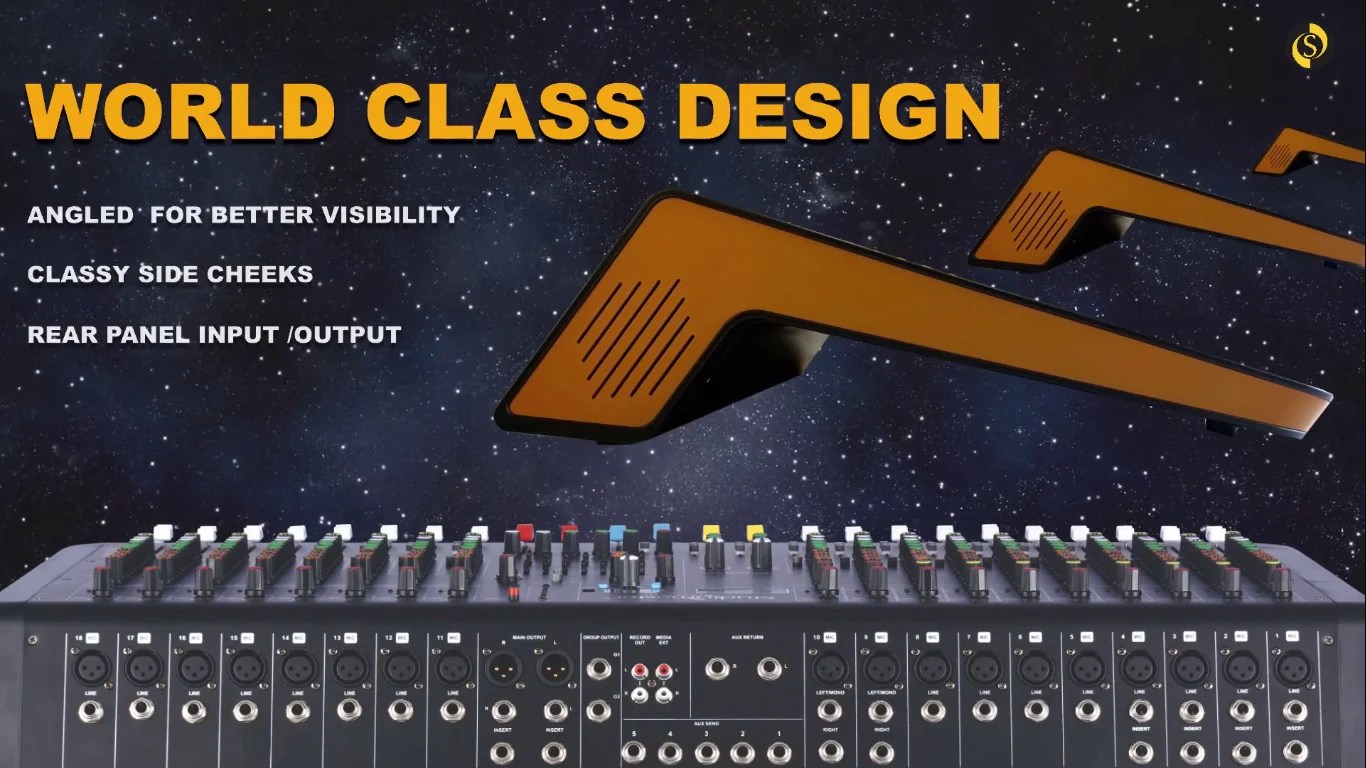 Studiomaster ORB 1822 Mixer Premium mixer with Bluetooth, Recording, G