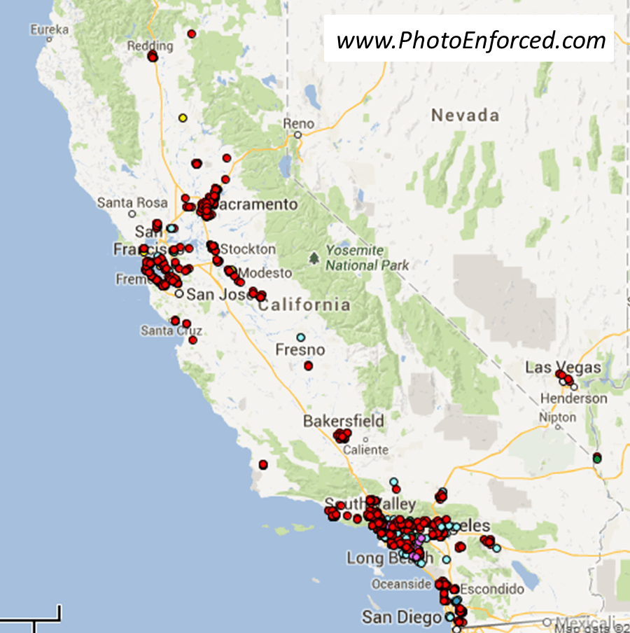 Red Light Photo Enforced Map Shelly Lighting