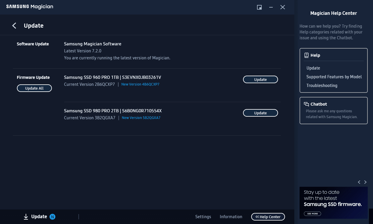 Critical Samsung SSD Firmware Update Puget Systems
