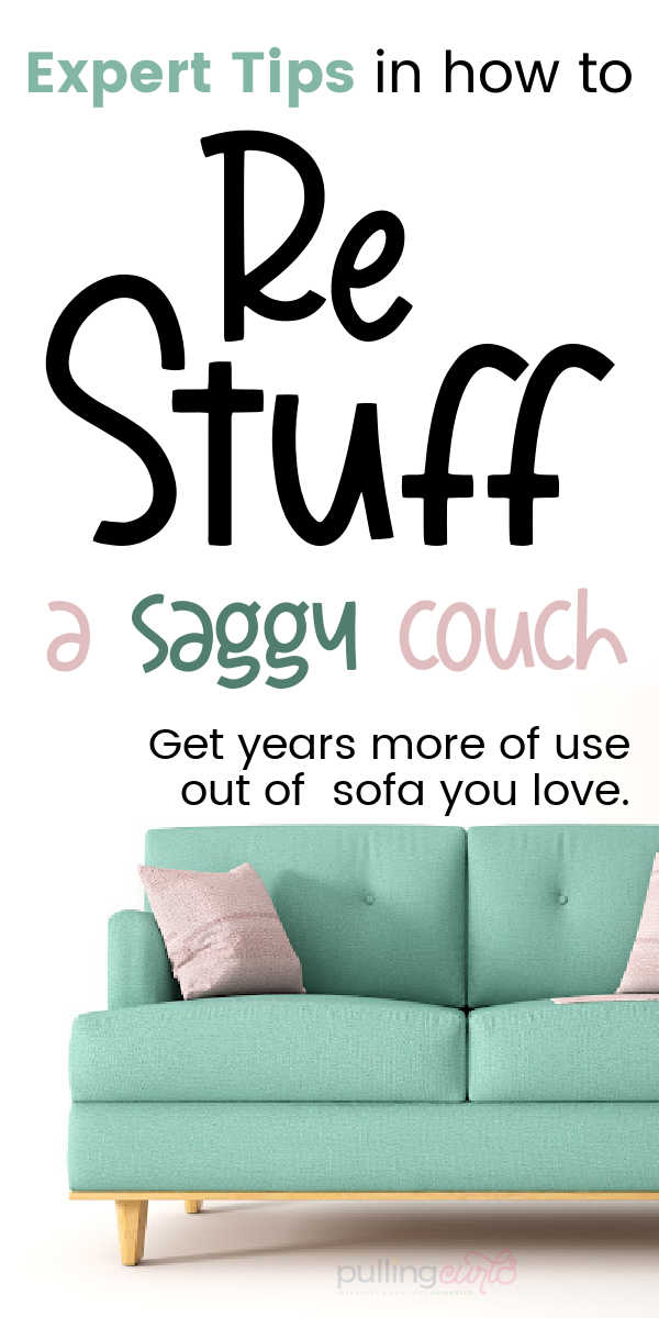 How to Restuff Couch Cusions Stuffing new life into your couch