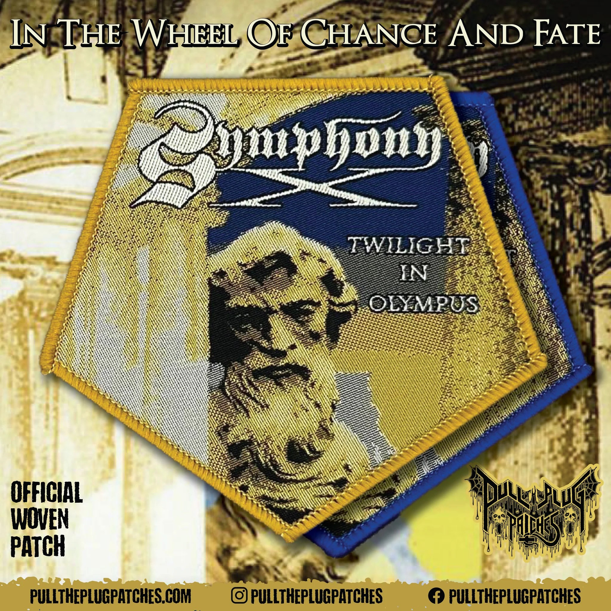 Symphony X Twilight in Olympus Pull The Plug Patches