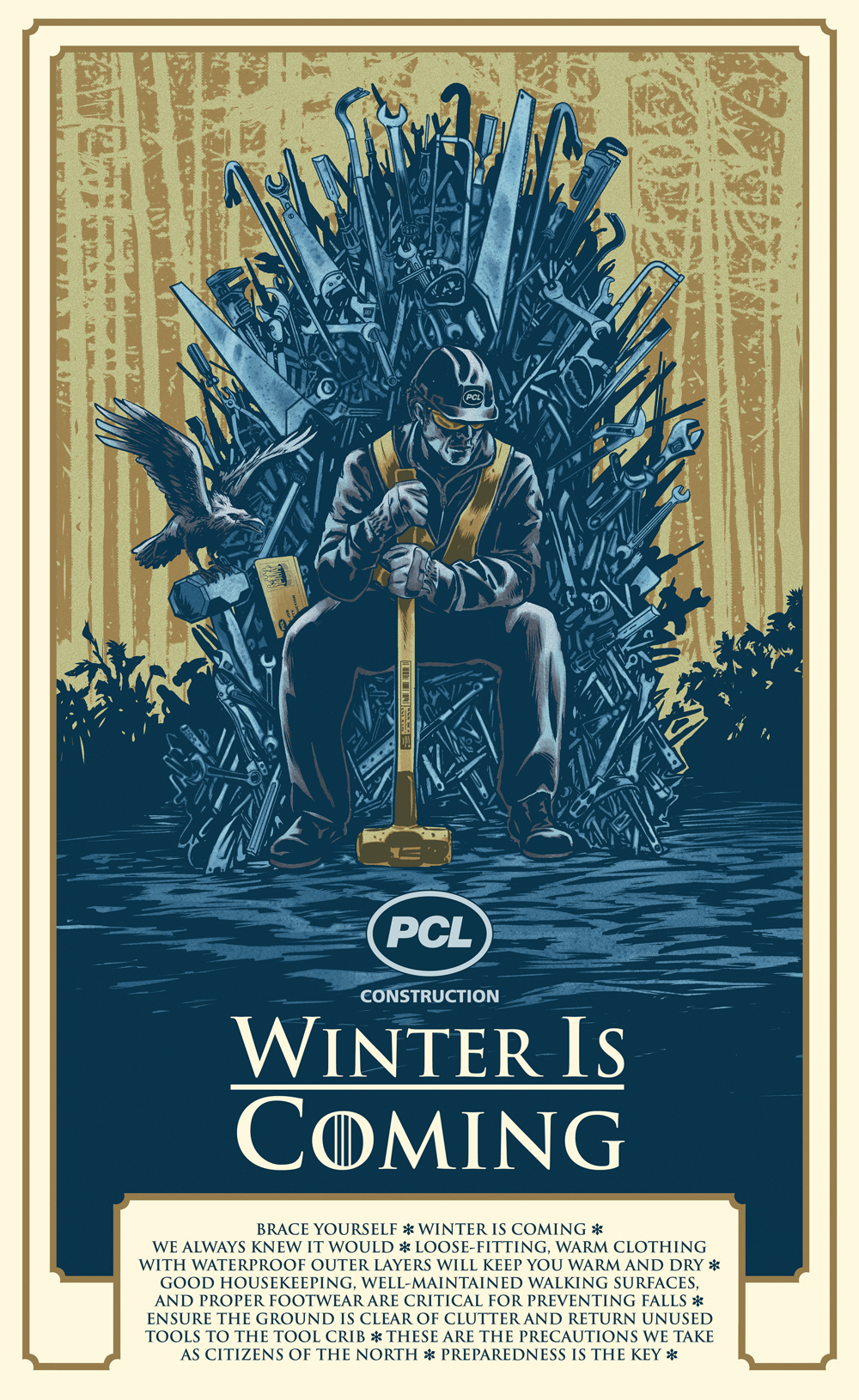 Pulp Studios Inc. » PCL Winter is Coming Poster
