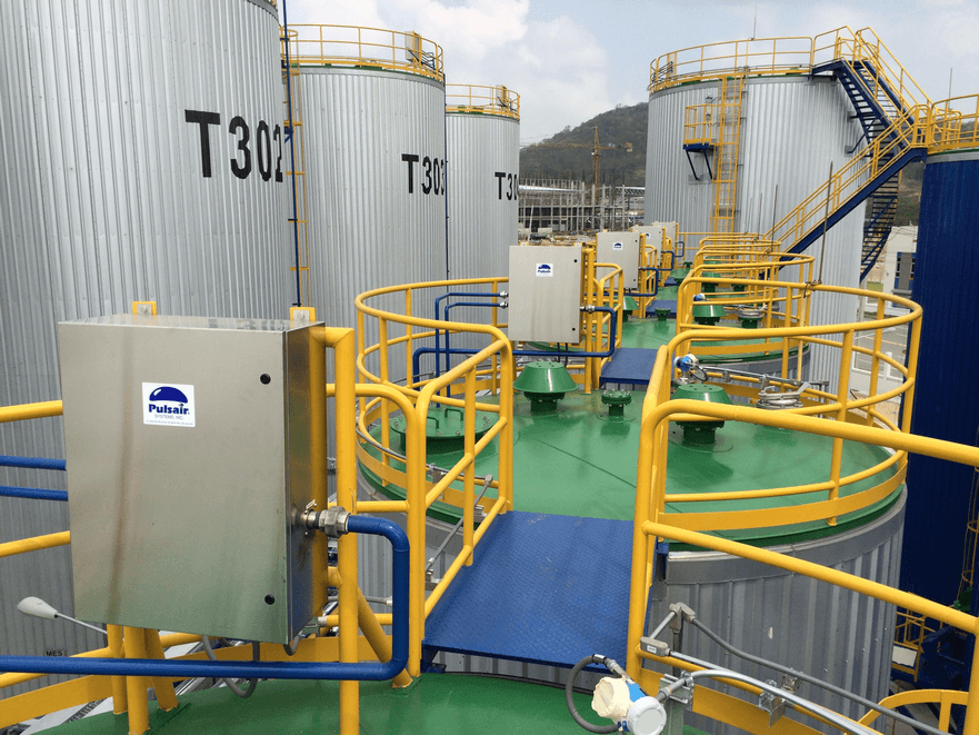 Programmable Tank Mixer Industrial Mixers for Tanks Pulsair® Systems