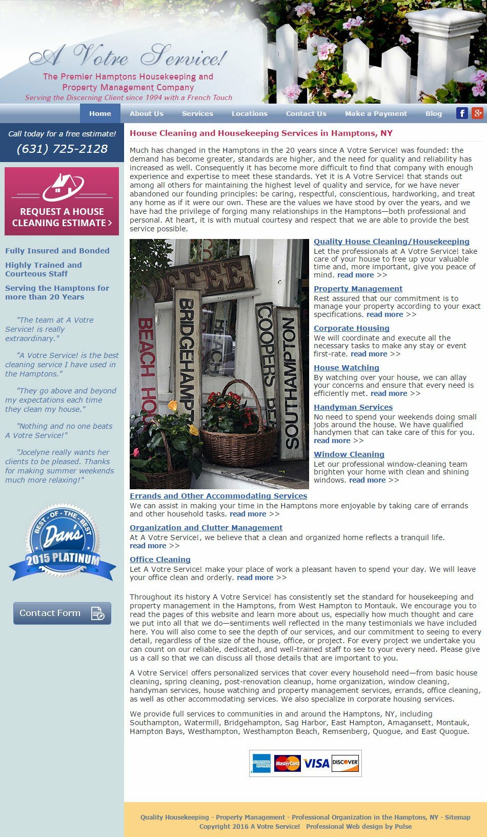 Avs Hamptons Housekeeping service providers in hamptons, NY