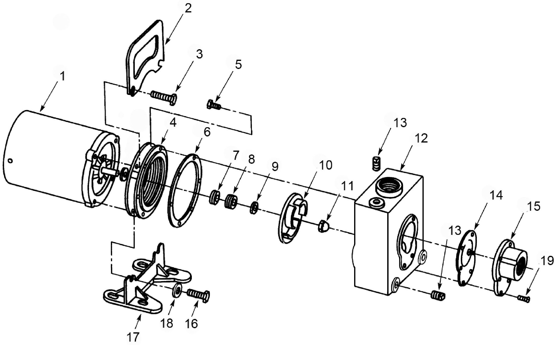 Parts for AMT Pump model 282D95