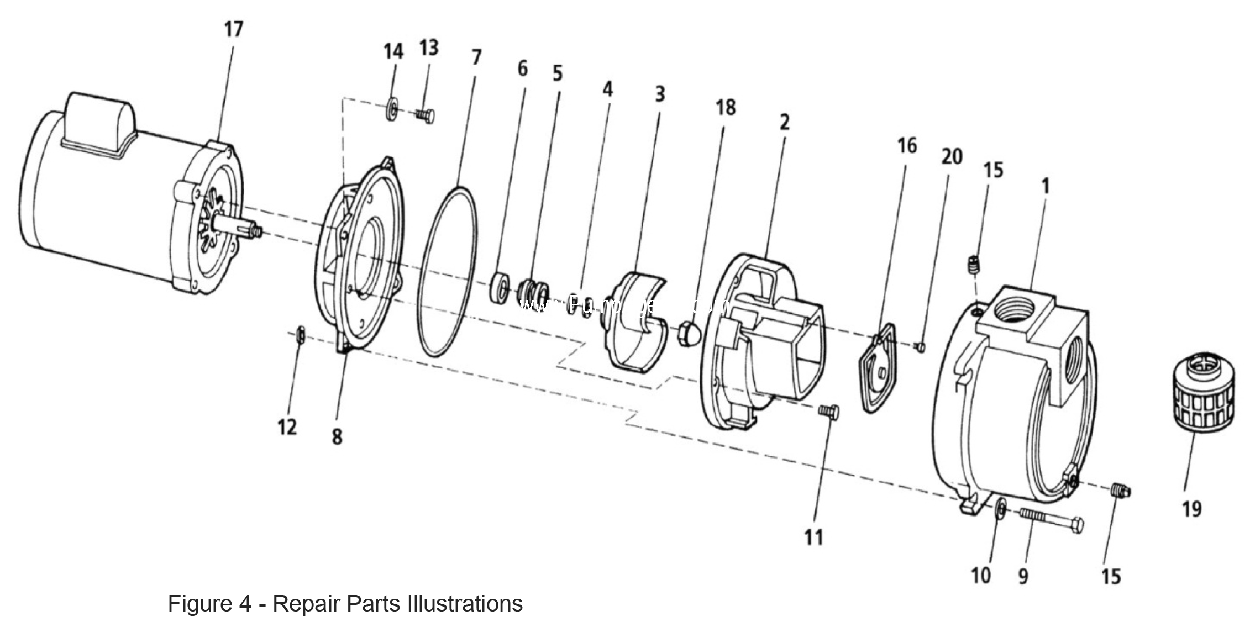 Parts for AMT Pump model 316A95