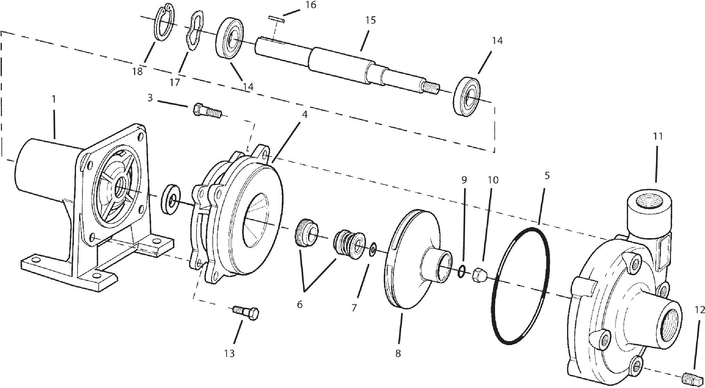 Parts for AMT Pump model 490695
