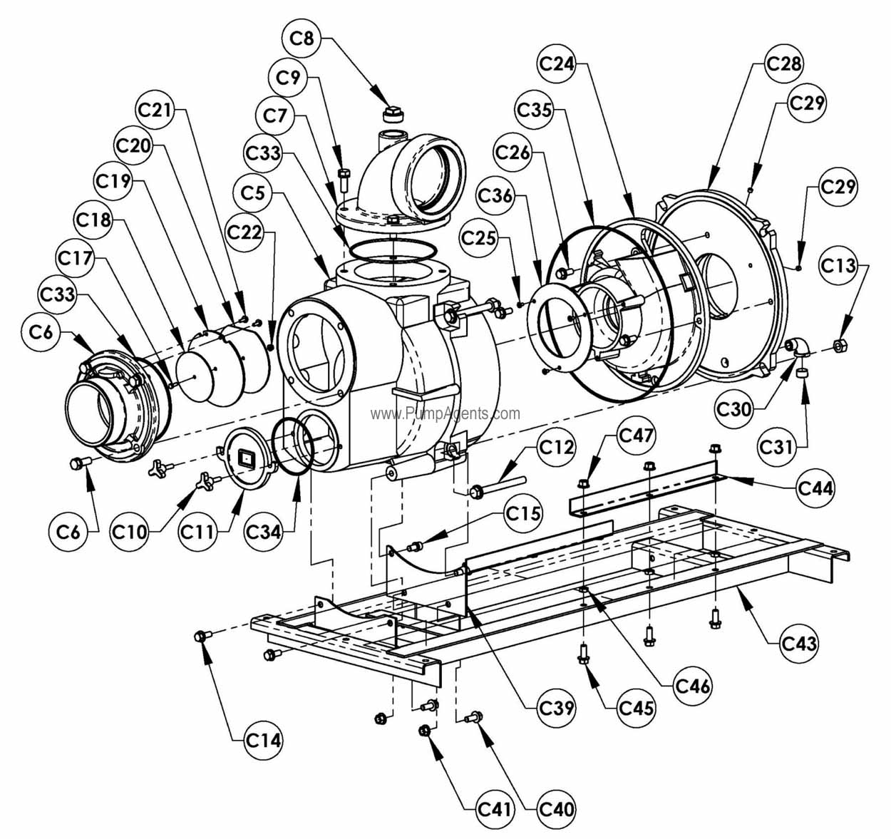 Parts for AMT Pump model 5585H6