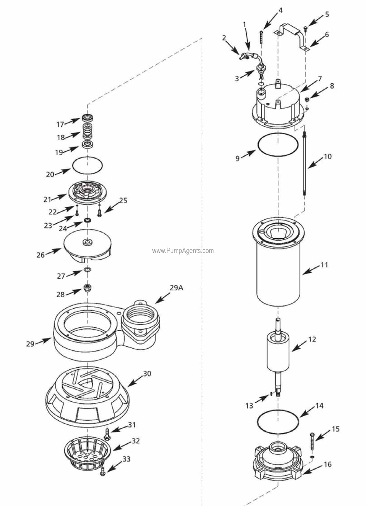 Parts for AMT Pump model 576195