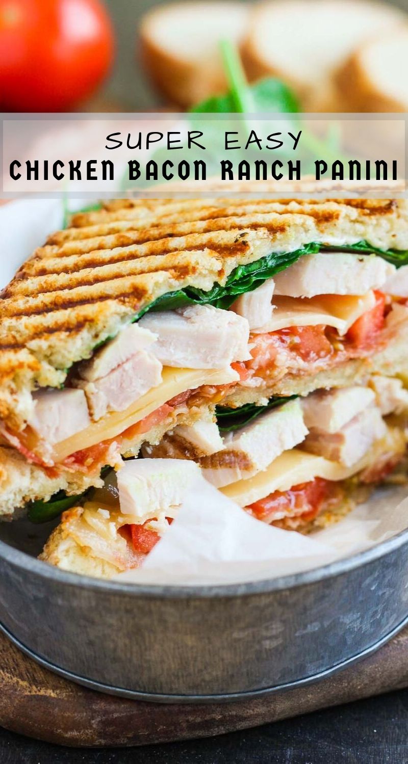 Easy Chicken Panini with Bacon & Ranch Pumpkin 'N Spice
