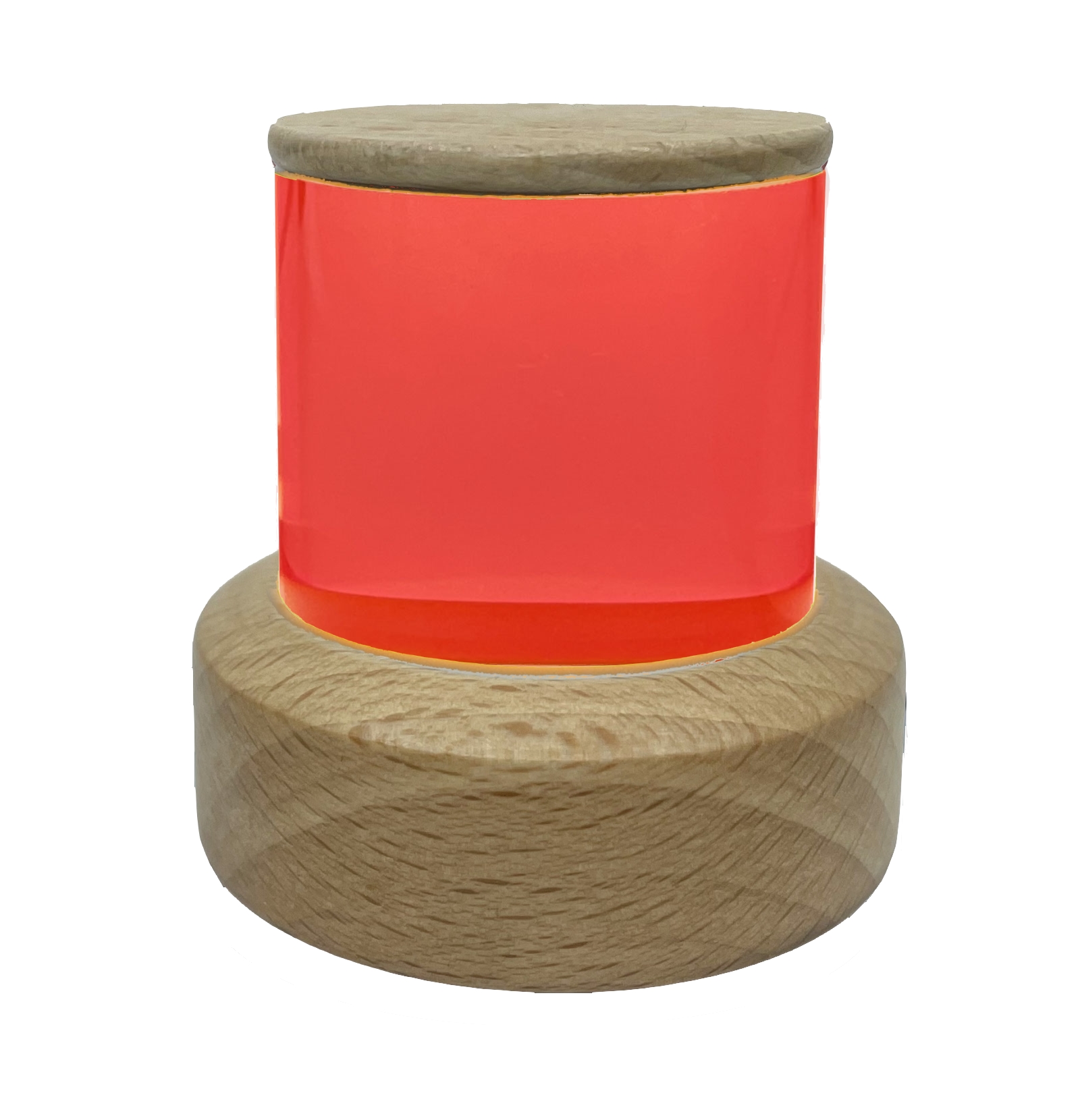 Studio Warning Lamp – Wood – PunchLight