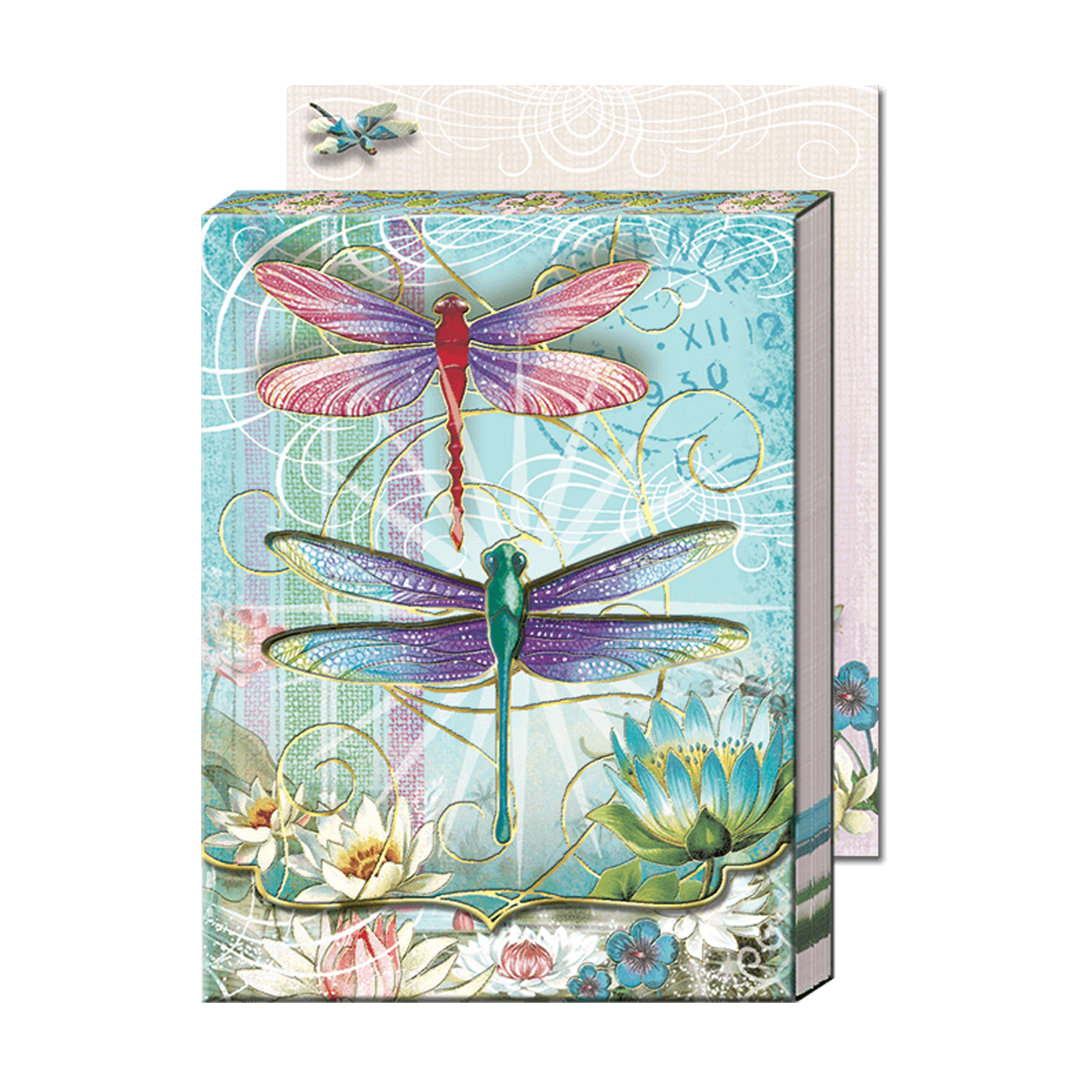 Blue Dragonfly Pocket Notepad Punch Studio