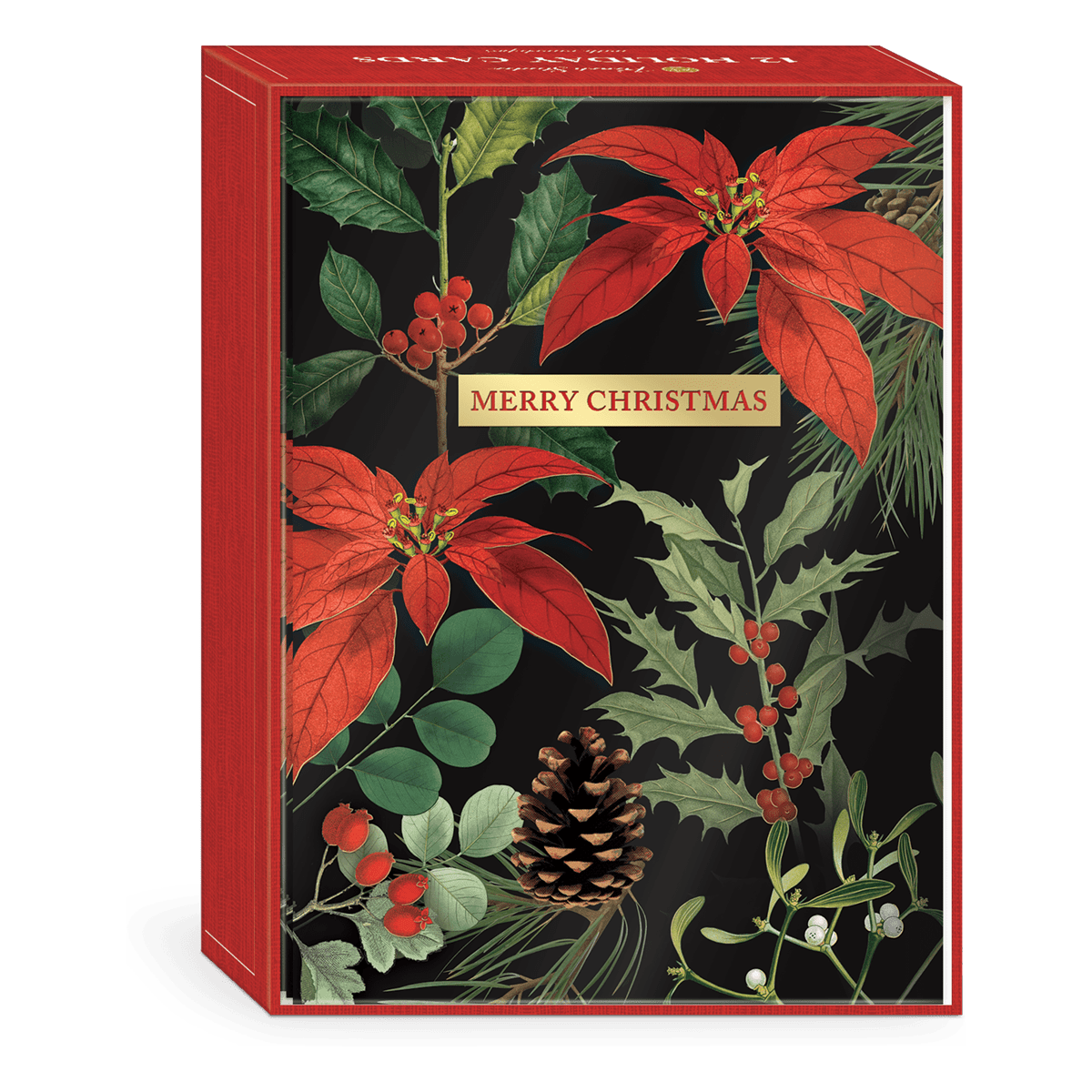 Holiday Christmas Flora Boxed Holiday Cards Punch Studio