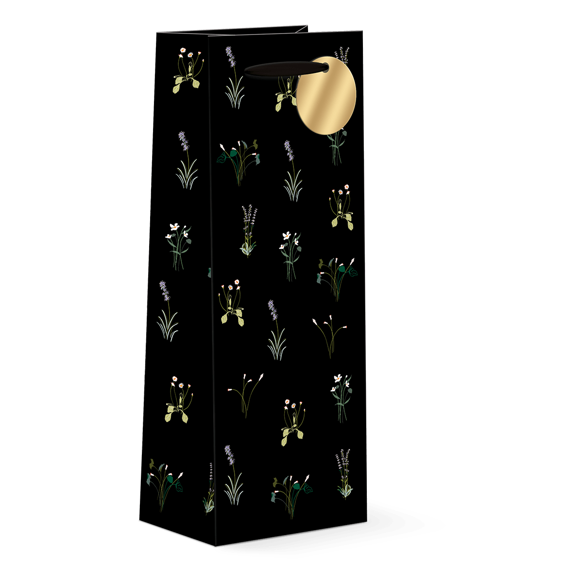 Delicate Floral Wine Bag Punch Studio