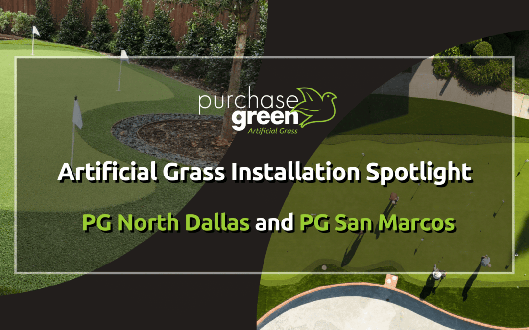 Artificial Grass Installation Spotlight PG North Dallas and PG San Marcos Purchase Green