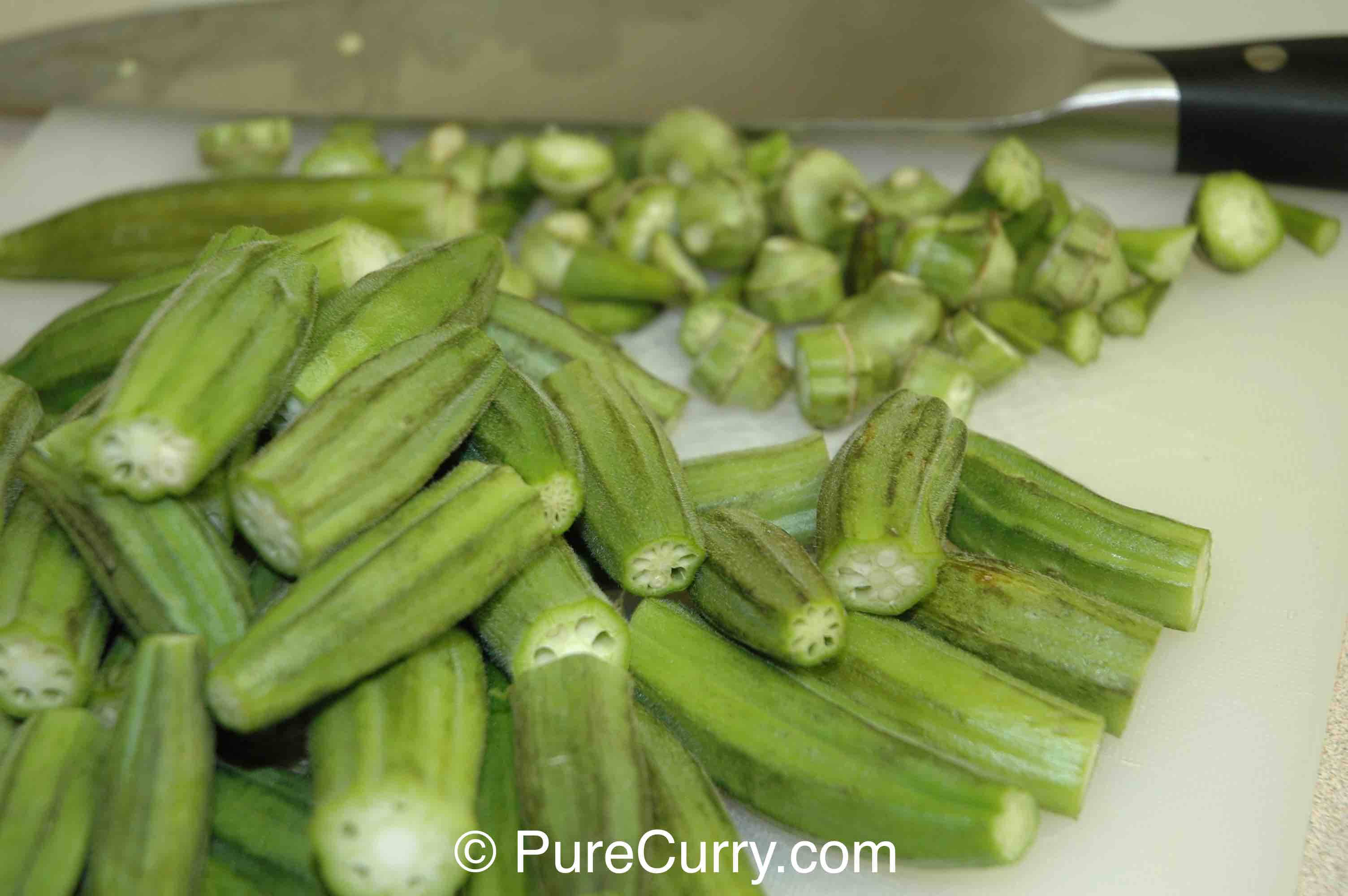Spiced Okra and Onions PURE CURRY