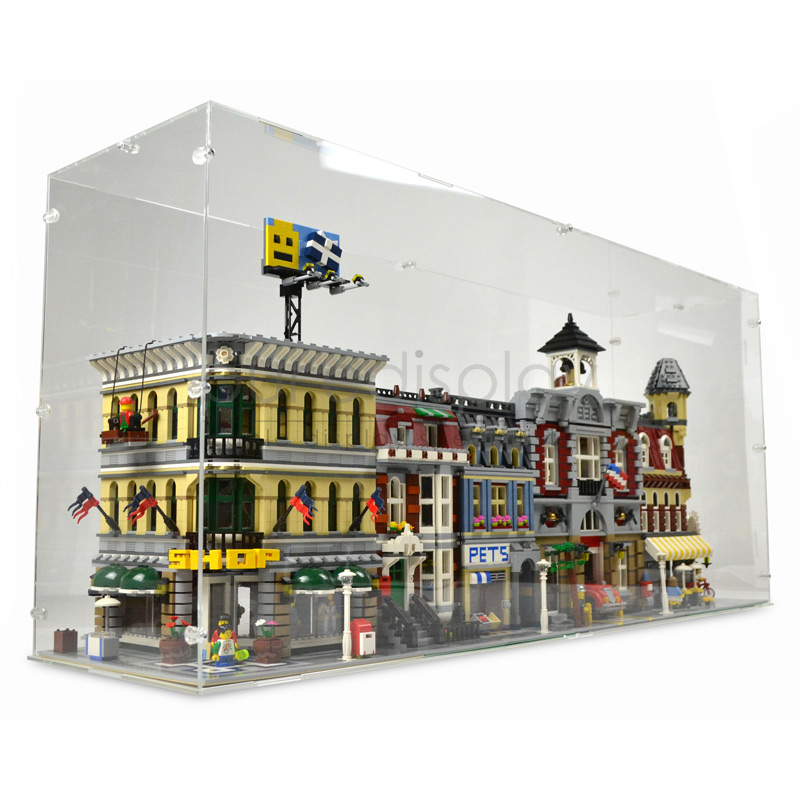 Display Case For 4x Lego Modular Buildings