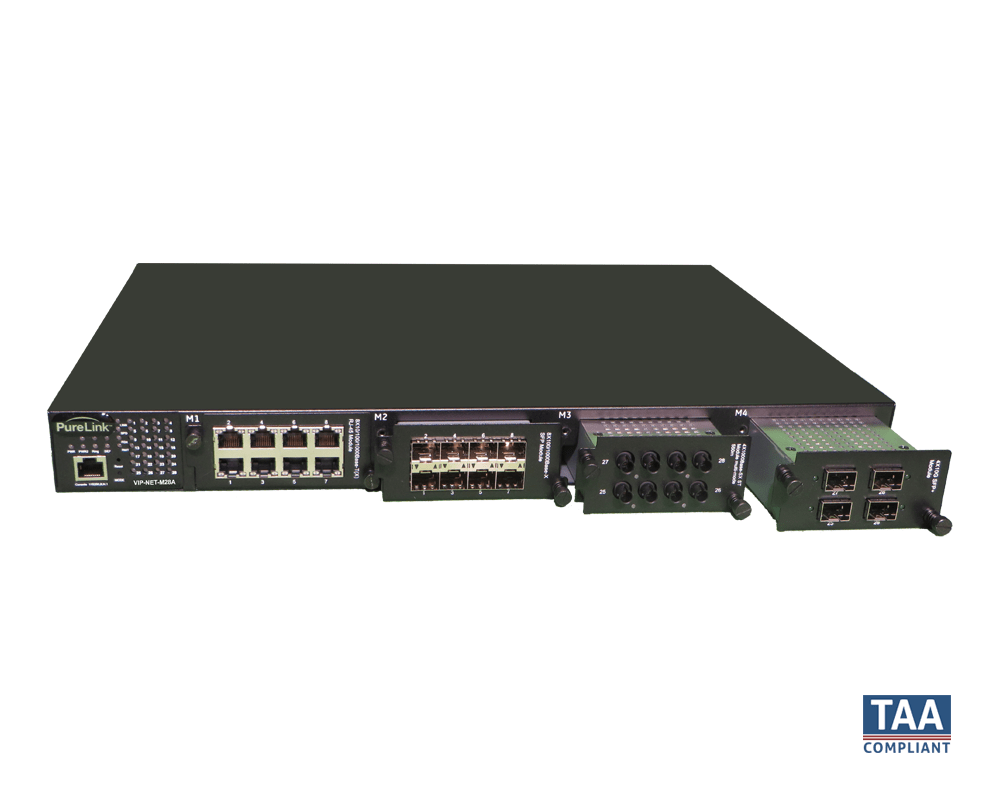 Layer 3 Modular 4port Media Hub PureLink AV