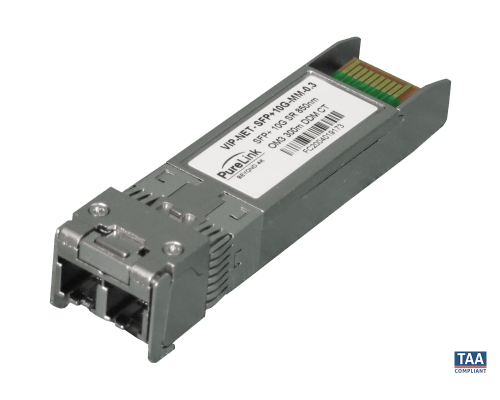 SFP+ 10G MM Module for SFP+ interlinks and VIP-NET 10G Media Hubs