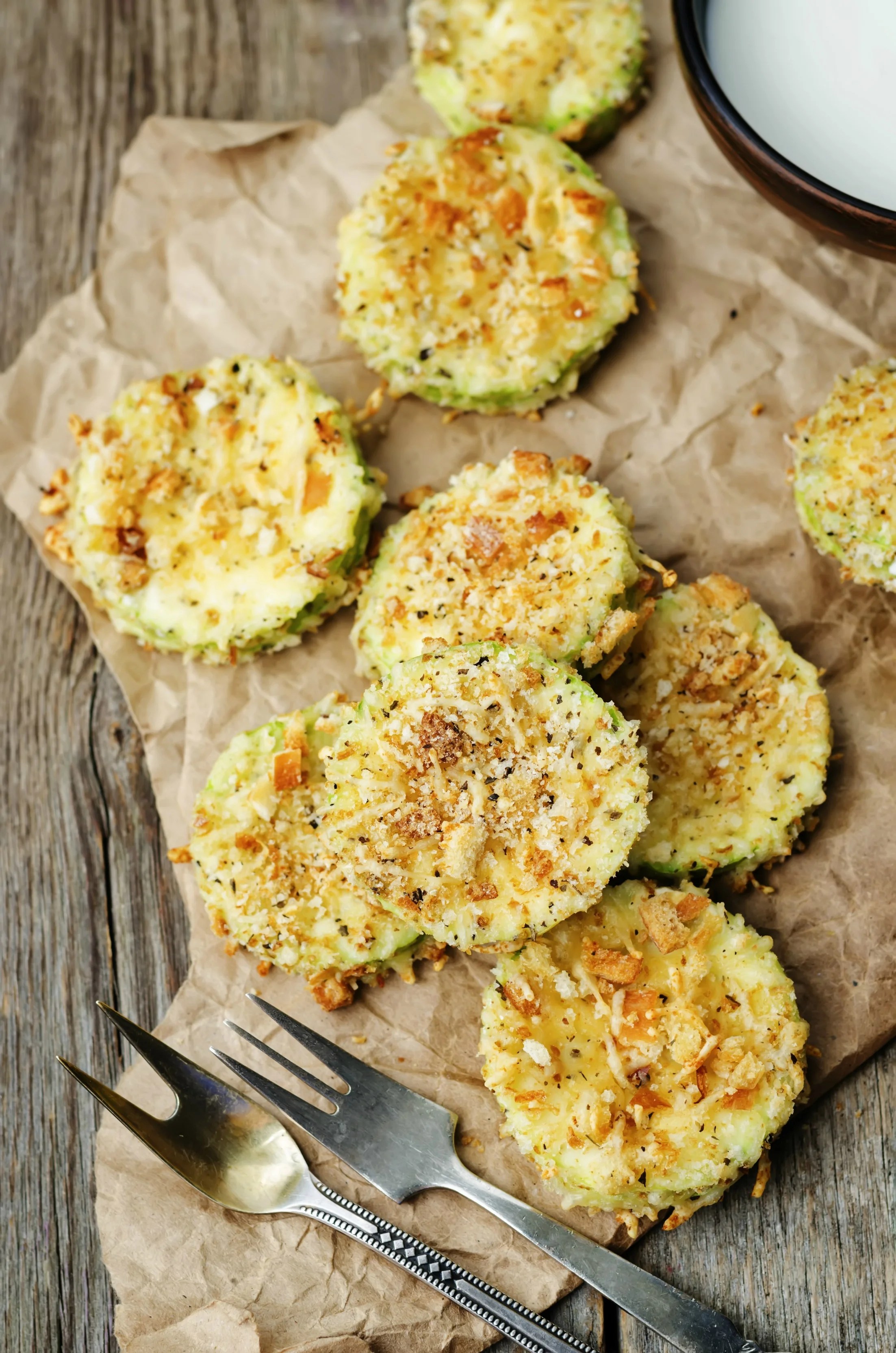Zucchini Parmesan Crisps Purely Essential