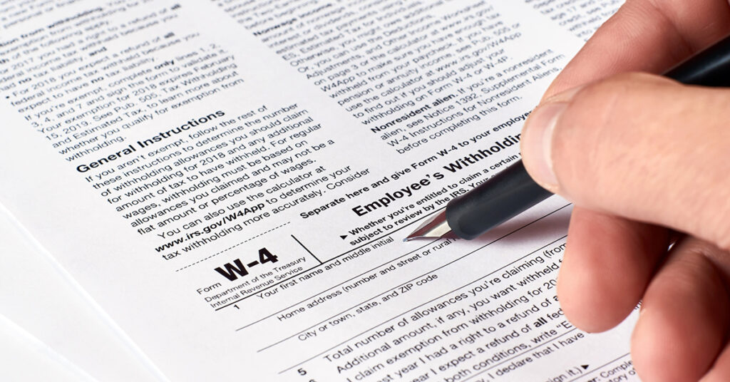 How to Fill Out a W4 Form Correctly SHERMAN & ASSOCIATES, INC