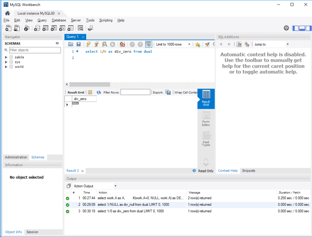 各DB上で0またはNULLによる徐算のSQL文を試してみた｜ITエンジニアとして経験・学習したこと