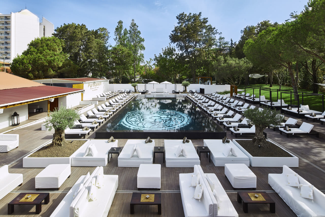 The photos of our beach club in Vilamoura Purobeach Vilamoura