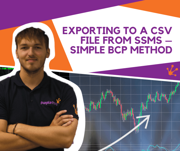 Exporting to a CSV file from SSMS Simple BCP Method Purple Frog Systems